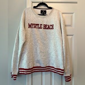 Varsity style crewneck